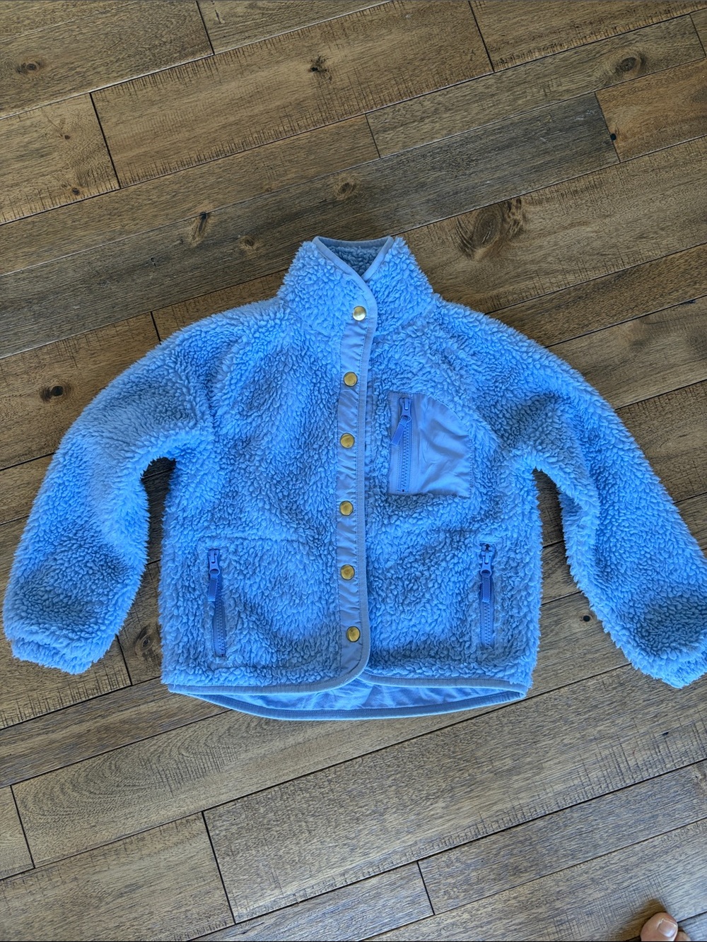 Crewcuts Light Blue Sherpa Jacket